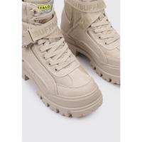 buffalo london ASPHA COM1 Bota Plataforma Mujer beige - details 1