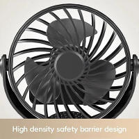 Ventilador Portátil Recargable Con Luz De Noche Y Clip Rotativo De 720° Pequeño Híbrido Para Camping Al Aire Libre Y Uso Doméstico - details 4