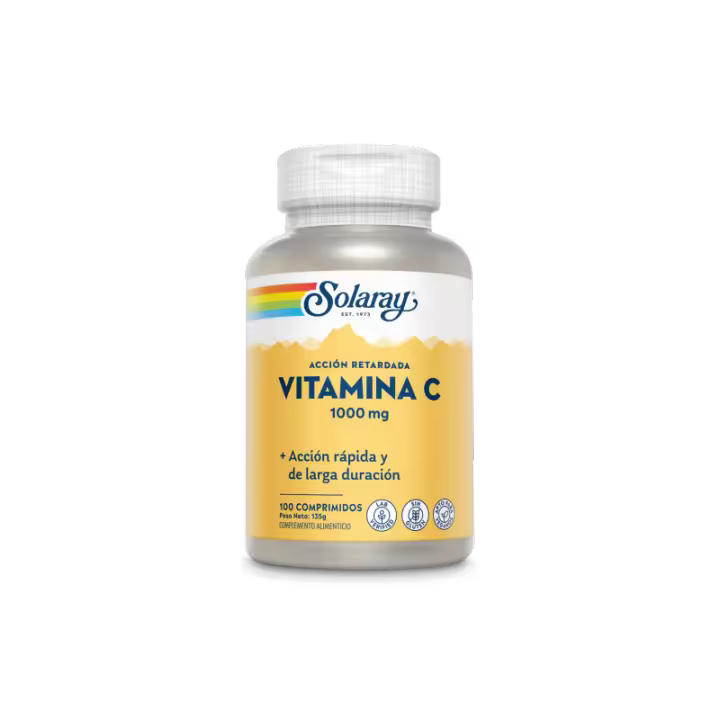 Vitamina C 1000mg A/R 100 Cápsulas - Solaray - 1