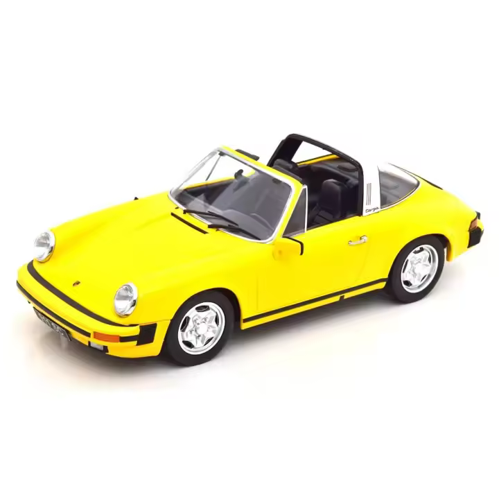 KK Escala 1/18 PORSCHE 911 AMARILLO PLACA 1978 - KKDC180922 - 1