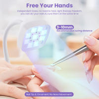 Secador De Uñas LED UV Inalámbrico Mini Lámpara De Secado Rápido Para Manicura Recargable Lámpara De Mesa Para Uñas - details 3