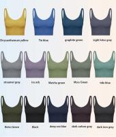 Sujetador Deportivo De Mujer SHINBENE Con Cuello En V Y Manga Larga Padded Short-sleeve Fitness Yoga Clásico Deportivo Top De Entrenamiento - details 2