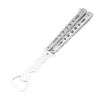 ABRIGADOR DE CERVEZA Plegable De Acero Inoxidable Abrebotellas Forma De Mariposa Herramienta De Entrenamiento Para Deporte Y Aventura - details 3
