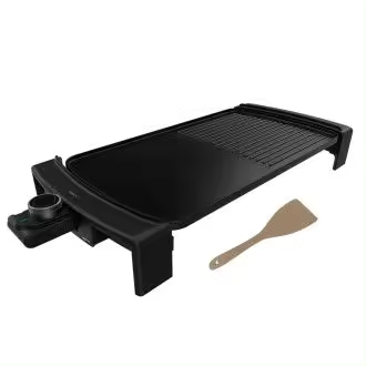 CECOTEC 03191 Grill eléctrico con revestimiento antiadherente y superficie mixta Tasty&Grill 3000 - 1