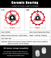 HASSNS Pulleys De Derilecto Para Bicicleta Cerámica De Metal 11T 13T Derilecto Trasero De Montaña Y Carretera Para Ciclismo - details 2