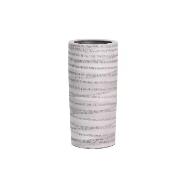 Adda Home Paraguero Ceramica Plateado 23x23x50 Cm - Complemento Perfecto - 1