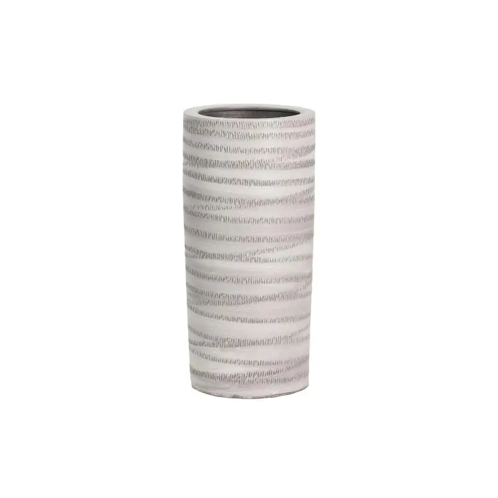 Adda Home Paraguero Ceramica Plateado 23x23x50 Cm - Complemento Perfecto - 1