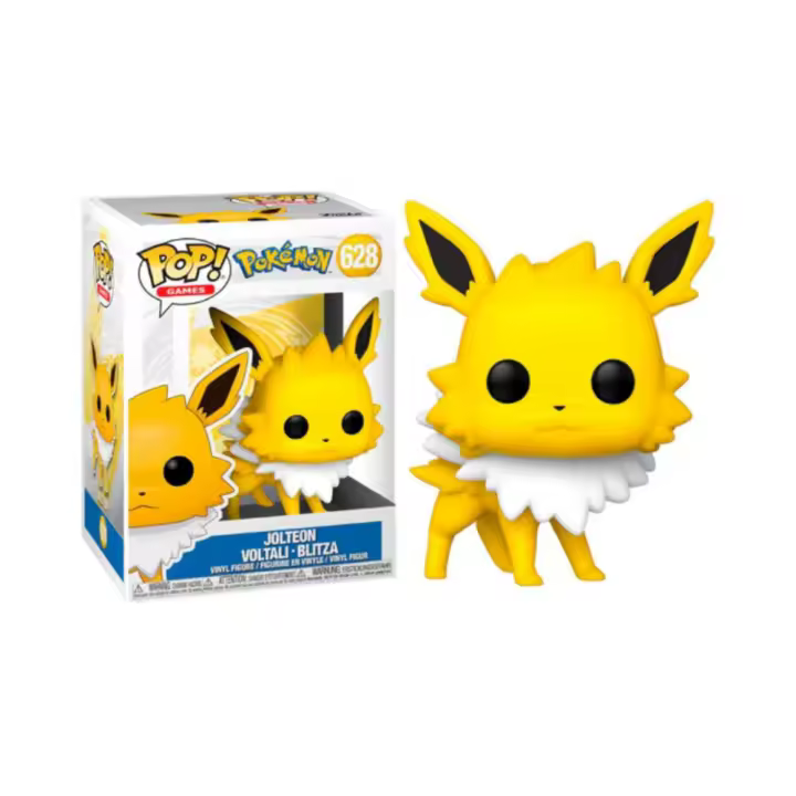 Funko POP! - Vinyl – Pokémon Jolteon 628 Figura Coleccionable Oficial - Juguete para Niños y Adultos - Fans - Diversidad de Personajes y Temáticas - 1