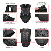 Chaleco Protector De Espalda WOSAWE Para Motocicleta Y Skateboard Armadura De Cuerpo Adulto Protección De Torso Y Costillas Para Motocross Y Racing - details 17