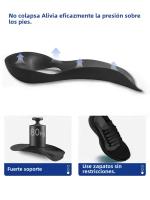 Insoles Ortopédicos Para Flat Foot Soporte De Arco Para Cuidado De Los Pies Unisex 1 Paquete Almohadillas De Salud Del Pie Antideslizantes Absorbentes De Sudor Transpirables Adecuado Para Zapatos - details 5