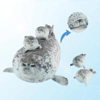 Juguete De Peluche Delfín Madre Y Hijo 40cm Caja De Cinco Piezas Para Niños Y Niñas Regalos De Navidad Y Halloween - details 3