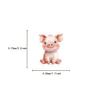 50PCS Etiquetas De Colores Acuáticos Con Animales Para Bolso Móvil Tableta Taza De Bebida Y Equipaje Etiquetas Impermeables De Plástico - details 7