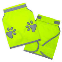Chaleco De Seguridad Reflectante Para Perros Visibilidad Alta Chaleco Hi Vis De Color Fluorescente Ropa De Seguridad Nocturna Para Mascotas Material Polyester - details 0
