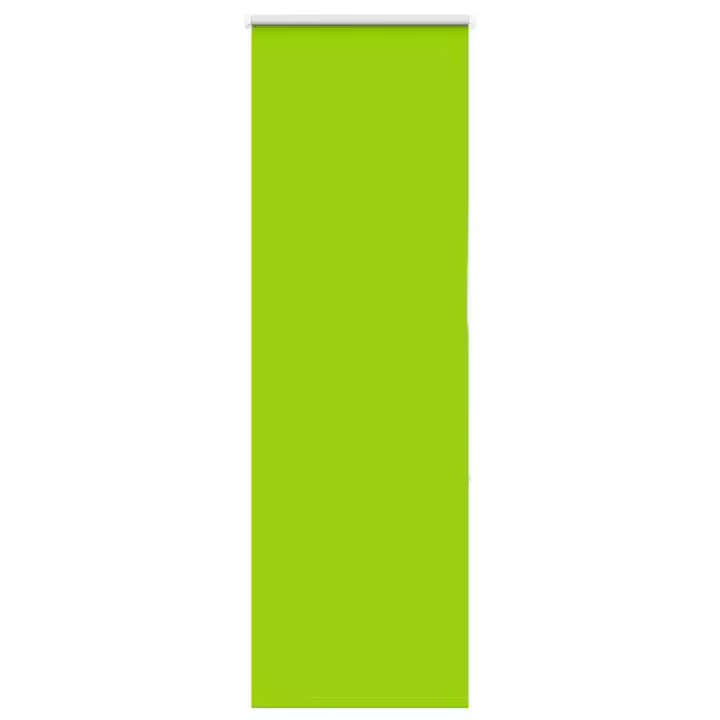 vidaXL Estor Enrollable Opaco hojas verde 40x175 cm Tela Ancho 35,7 cm - 1