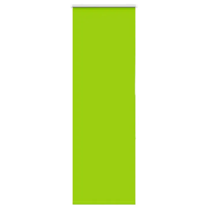 vidaXL Estor Enrollable Opaco hojas verde 40x175 cm Tela Ancho 35,7 cm - 1