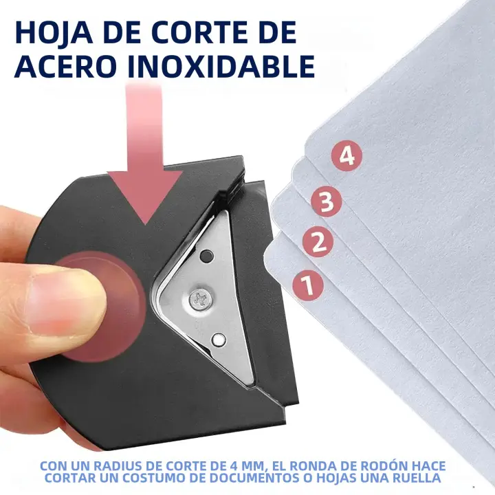 Cortadora Redonda De Esquinas R4 Para Tarjetas Y Fotos Herramienta De Manualidades Y Scrapbooking Corte De Papel Suministros De Encuadernación - 1