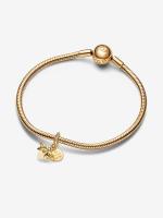 Pandora - Charm Colgante de luciérnaga que Brilla EN LA Oscuridad-Baño de Oro de 14K - details 1