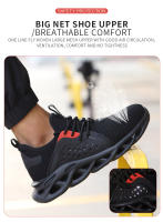 Zapatos De Seguridad Para Hombre Talla 48 Con Punta De Acero Ligeros Y Transpirables Antideslizantes Antipinchazos Y Anticolisiones Para Trabajo Y Uso Diario - details 7