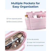 Bolsa De Diaper Grande Para Mamá Con Capacidad Para Silla De Paseo Y Almohadilla De Enfermería Para Bebé Bolsa Tote De Nappies Conveniente - details 2