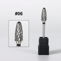 1pc Bit De Uñas De Acero Tungsteno Para Remover Polvo Y Cortar Tiras De Uñas Herramienta De Manicura Con Cabeza De Grind Head - details 5