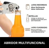 Aguja De Botella Y Lata De Acero Inoxidable Manual Con Mango Suave Y Cómodo Herramienta Multifuncional Para Cocina - details 1