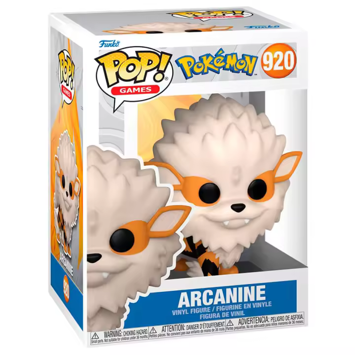 Figura Pop Pokemon Arcanine-Figura de Vinilo Coleccionable - Idea de Regalo- Mercancia Oficial - Juguetes para Niños y Adultos - Movies Fans - Muñeco para Coleccionistas y Exposición - 1