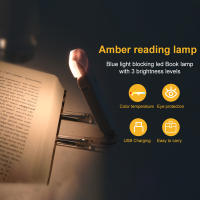 Luz De Libro Recargable USB LED Ajustable Para Protección Ocular Clip Portátil Luz De Marcaje Para Lectura En Cama Coche - details 1
