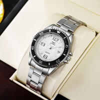 Reloj De Pulsera Para Hombre De Acero Inoxidable Moda Nueva Con Marcadores Arábigos Resistente Al Shock Y Auto Fecha Sin Caja - details 3