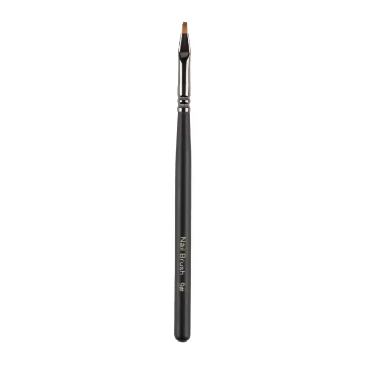 Cepillo Profesional Para Uñas Con Tapa Para Manicura Y Pintura De Uñas Herramientas De Decoración De Arte De Cuchara De Acrílico Tamaño Único Material Madera - 1