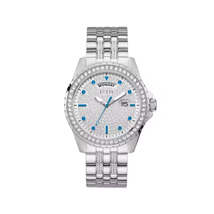 Guess Reloj Mujer Analogico Cuarzo con Correa de Acero inoxidable GW0218G1 - 1