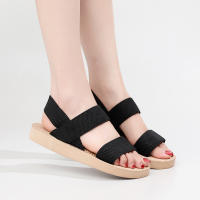 Sandalias Romanas Planas Antideslizantes Y Suaves Para Mujer Casual Playa Bajo Tobillo Moda Zapatos Con Plataforma - details 14