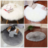 Alfombra De Lana De Oveja Brillante Y Suave De Alta Calidad 30Cm 40Cm Lavable Para Silla Cama Decoración Del Hogar Estilo Minimalista - details 7