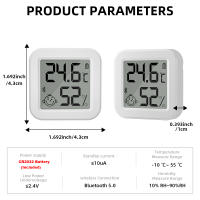 Sensor De Temperatura Y Humedad Inteligente Tuya Con Pantalla LCD Termómetro Higrómetro Mini Control Remoto Por App Para El Hogar - details 2