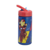 Botella de agua deportiva con pajita y asa Marvel Avengers 410ml - Marvel - details 1