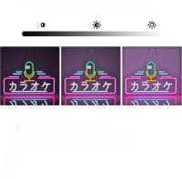 Luz Neón LED Para Karaoke Decoración De Pared Para Bares Y Clubs De Música Viva Regalo Para Amantes De La Música Potenciada Por USB - details 2