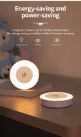 Lámpara De Noche Magnética Mini Para Dormitorio Y Baño Con Ajuste De Temperatura En Tres Colores Fácil Instalación LED Recargable - details 8