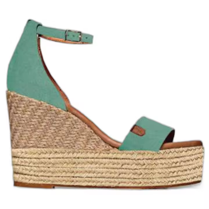 Cuña marca Popa modelo Ca20406-007 para mujer en color verde - 1