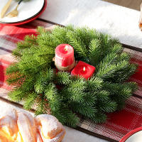 100pcs Ramas De Pino Artificiales De 10cm Para Decoración De Navidad Guirnalda De Navidad Árbol De Navidad DIY Plástico - details 1