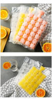 Molde De Hielo Desechable Con Funnel 10-100 Piezas Bolsas De Hielo Con Diseño De Red Para Bebidas Y Alimentos Plástico Auto Sellantes - details 1
