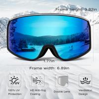 Gafas Deportivas de Invierno VINISEM with Lentes Antivaho, Protección - Perfectas para Esquí, Snowboard y Actividades al Aire Libre - details 11
