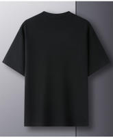 Camiseta De Algodón 100% Para Hombre Manga Corta Cuello Redondo Casual De Verano Tallas Grandes Color Sólido Transpirable Top Para Mujer - details 31
