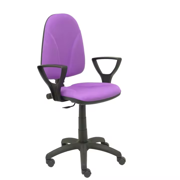 Piqueras Y Crespo Silla de Oficina Ergonómica BALI Lila con Brazos Fijos - 1