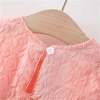 Vestido De Princesa Para Niñas Verano Con Corazones Polígonos De Colorido Patchwork Malla Sin Mangas Vestido De Kuwia Largo - details 6