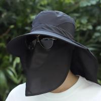 Sombrero De Verano Con Protección UV Para Pesca Y Caza Al Aire Libre Sombrero De Pescador Con Corbata Ideal Para Senderismo Y Acampar - details 3