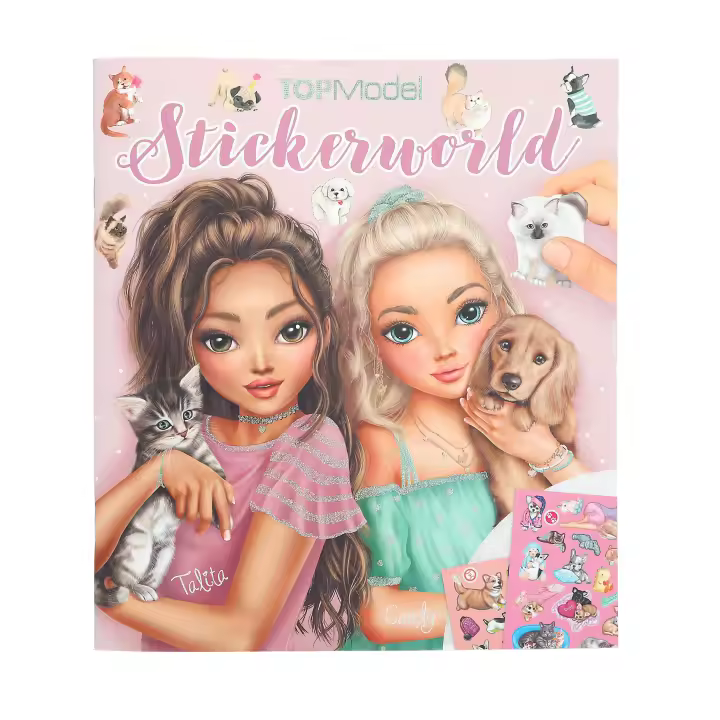 TOPMODEL STICKERWORLD KITTY AND DOGGY PEGATINAS GATITOS Y PERRITOS - 1