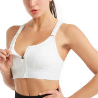 Sujetador Deportivo Ajustable Con Cierre Frontal Y Correa Elástico Para Mujer Shockproof Fitness Yoga Top De Cintura Baja - details 1