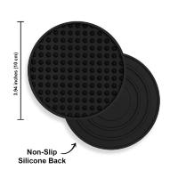 5 Pcs Cojines De Bebida De Silicona Con Portajugares Resistente Al Calor Tapete De Secado Para Vaso Protector De Mesas Antideslizante Para Bebidas - details 7
