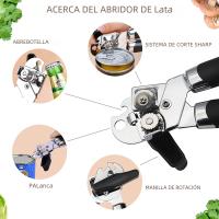 Aguja De Botella Multifuncional Profesional De Acero Inoxidable Con Agarre Para Cerveza Abrebotellas Y Abrecajas Ecológico Y De Uso Doméstico - details 4