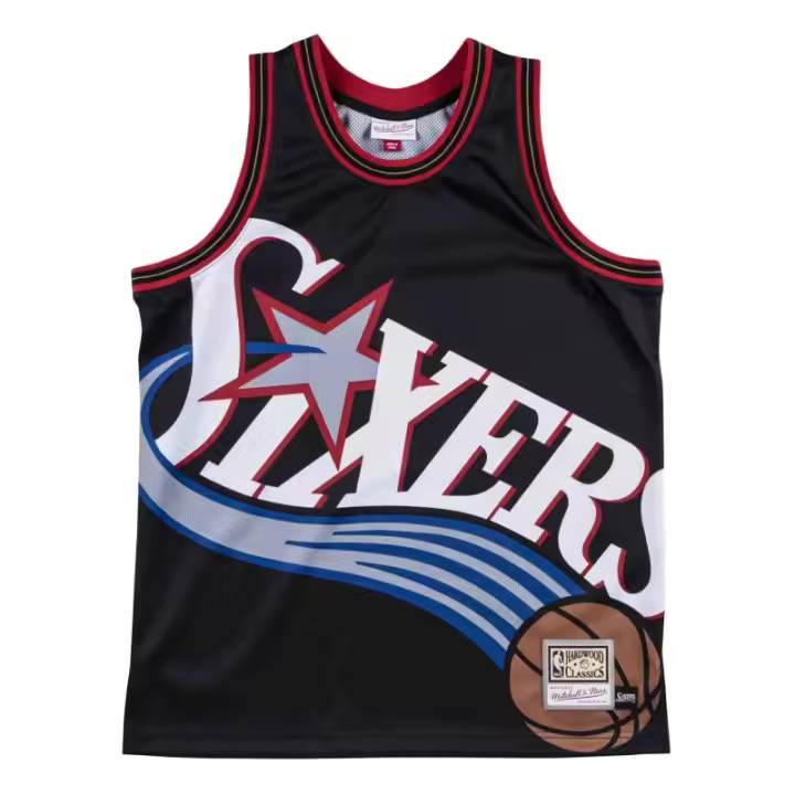 Camiseta Philadelphia 76ers Sixers "Big Face" Mesh tank top - Mitchell & Ness - 1