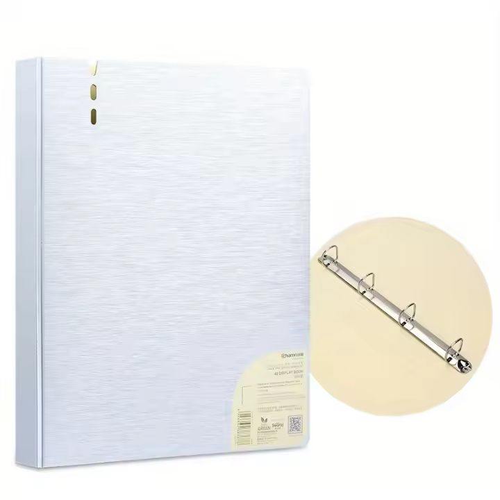 Nueva Carpeta Perforada Con 4 Agujeros D-Shaped Binder De Caja Transparente PP Archivo A4 Para Almacenamiento Rápido Y Organizado - 1